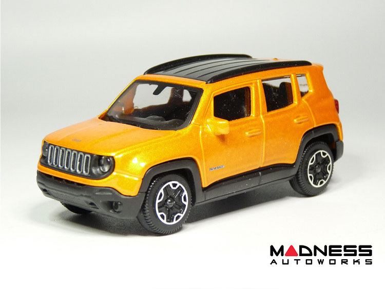 Jeep Renegade Die Cast Model - 1:43 Scale - Orange